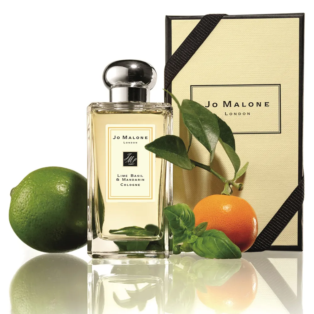 Jo Malone Lime Basil & Mandarin with background