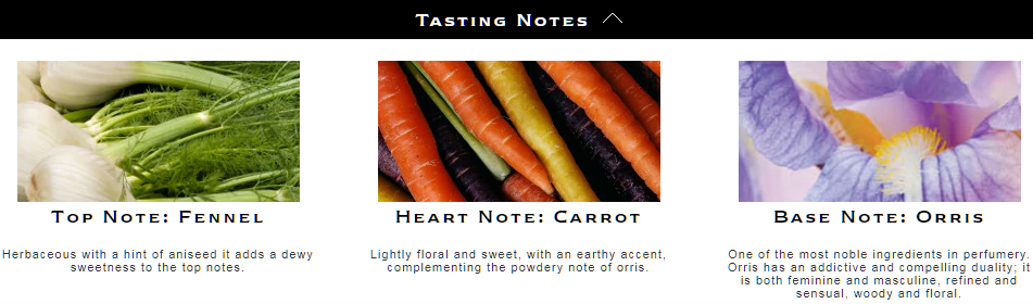 Jo Malone Carrot Blossom and Fennel Tasting Notes