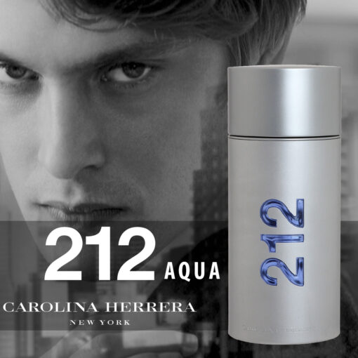 Carolina Herrera 212 Men Aqua Limited Edition Poster