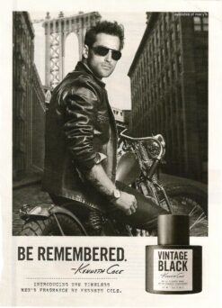 Kenneth Cole Vintage Black Poster