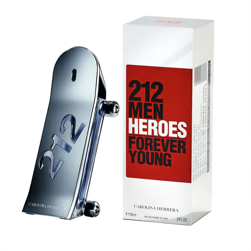 Carolina Herrera 212 Men Heroes Forever Young 90ml - Image 4