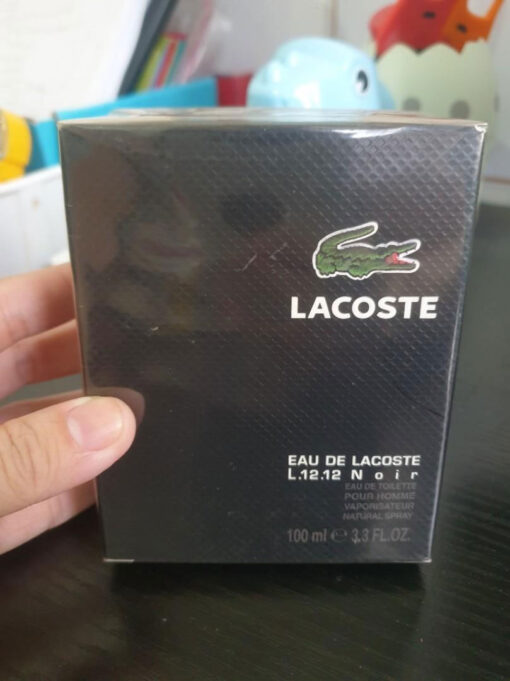 Lacoste L.12.12 Noir Black 100ml - Image 3